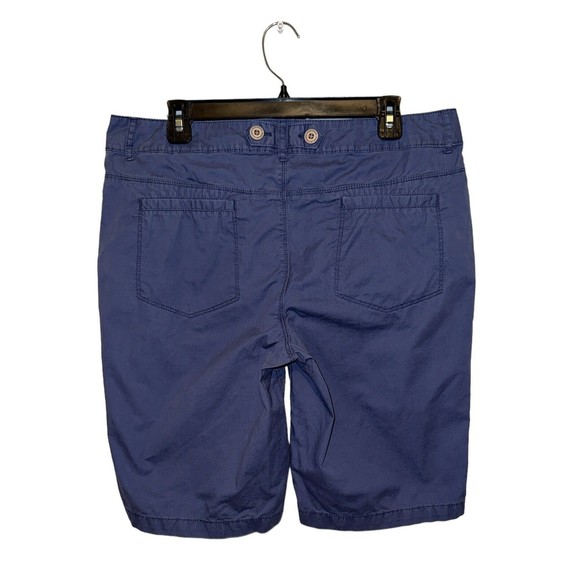 Natural Reflections Women's Shorts Chino Bermuda Blue Sz 12‎ 100% CottonPockets - Picture 2 of 14